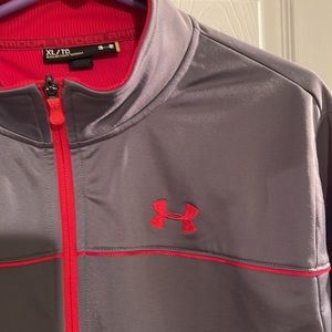 Under Armour zip up track jacket. Sz XL